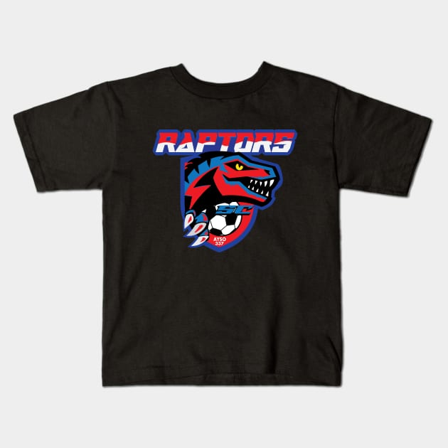 Raptors soccer Kids T-Shirt by yorkphotog